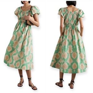 ULLA JOHNSON  Nanette Midi Dress Calcite, Size 10,‎ NWT